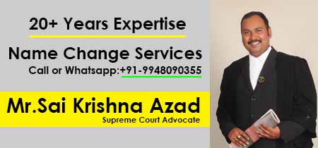 name change procedure in hyderabad